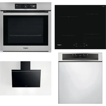 Set domácích spotřebičů WHIRLPOOL AKZ9 9480 IX + WHIRLPOOL WS Q2760 BF + WHIRLPOOL AKR 62F LT K + WHIRLPOOL WBC 3C34 PF X
