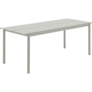 Zahradní stůl Muuto Stůl Linear Steel Table 200 cm, grey