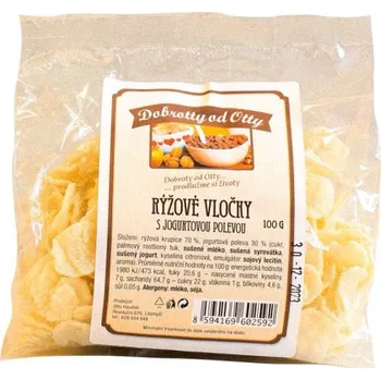 Rýžové vločky v jogurtové polevě 100g Dobrotty 1943