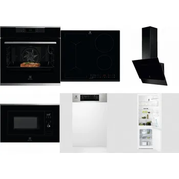 Set domácích spotřebičů ELECTROLUX KOEBP39X + ELECTROLUX LIV63431BK + ELECTROLUX LFV616K + ELECTROLUX LMS2203EMX + ELECTROLUX EEM43300IX + ELECTROLUX LNT3LF18S