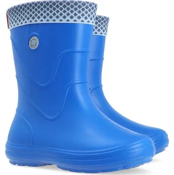 Dívčí holínky Demar VIBES 0320 A modrá dětské zateplené holínky 40/41