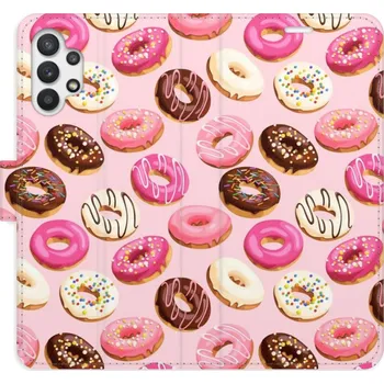 Pouzdro na mobilní telefon Flipové pouzdro iSaprio - Donuts Pattern 03 - Samsung Galaxy A32 5G