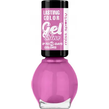 Přípravek na nehty Miss Sporty lak na nehty 7 ml Color Gel Shine 567 růžovo-fialový