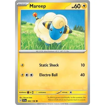 Sběratelská karetní hra Mareep 066/198 - Scarlet & Violet Typ karty: Non-Holo