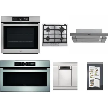 Set domácích spotřebičů WHIRLPOOL AKZ9 9480 IX + WHIRLPOOL AKR 351/IX + WHIRLPOOL AKR 749/1 IX + WHIRLPOOL ABSOLUTE AMW 730 IX + WHIRLPOOL WSBO 3O34 PF X + WHIRLPOOL ART 66112