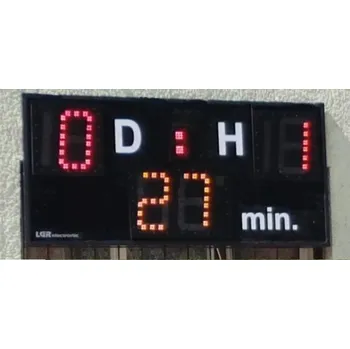 Světelná výsledková tabule na fotbal 0-19 + 1 sada dresů zdarma