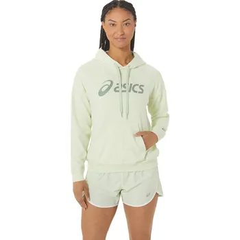 Dámská mikina Dámská sportovní mikina přes hlavu Asics BIG OTH HOODIE W zelená 2032A990-301 - S | UK 11 | US 12