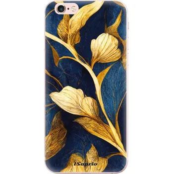 Pouzdro na mobilní telefon Odolné silikonové pouzdro iSaprio - Gold Leaves - iPhone 6 Plus/6S Plus