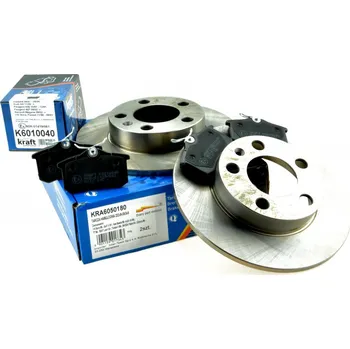 Brzdový komplet Brzdy kotouče a desky zadní ŠKODA Rapid Roomster 232mm - KRAFT