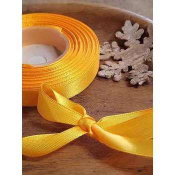 Stuha Atlasová stuha šíře 12 mm oranžová