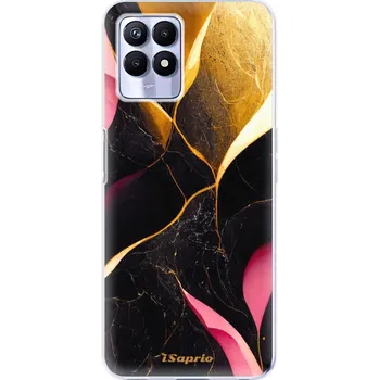 Telefonní příslušenství Odolné silikonové pouzdro iSaprio - Gold Pink Marble - Realme 8i