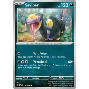 Karetní hra Seviper 128/198 - Scarlet & Violet Typ karty: Non-Holo