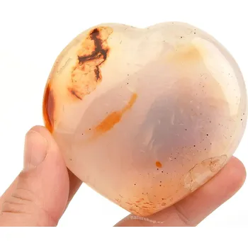 Přírodní kámen Srdce z karneolu Madagaskar 127g