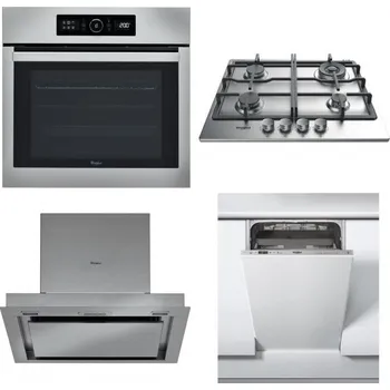 Set domácích spotřebičů WHIRLPOOL ABSOLUTE AKZ9 6230 IX + WHIRLPOOL TKRL 661 IX EU + WHIRLPOOL AKR 860 IX + WHIRLPOOL WSIC 3M27 C