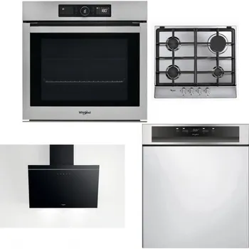 Set domácích spotřebičů WHIRLPOOL AKZ9 9480 IX + WHIRLPOOL AKR 351/IX + WHIRLPOOL AKR 62F LT K + WHIRLPOOL WBC 3C34 PF X
