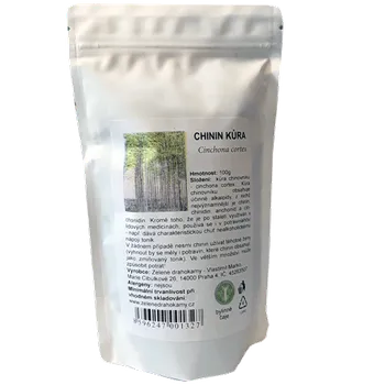 Koření Chinin kůra řezaná 100g Zelené Drahokamy