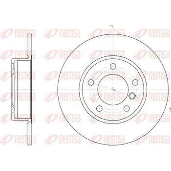 Brzdový kotouč Brzdový kotouč REMSA 6323.00