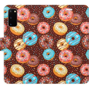 Pouzdro na mobilní telefon Flipové pouzdro iSaprio - Donuts Pattern - Samsung Galaxy S20