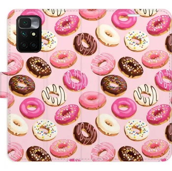 Pouzdro na mobilní telefon Flipové pouzdro iSaprio - Donuts Pattern 03 - Xiaomi Redmi 10