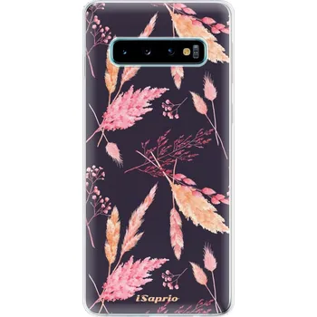 Pouzdro na mobilní telefon Odolné silikonové pouzdro iSaprio - Herbal Pattern - Samsung Galaxy S10