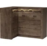 INDIANAPOLIS t | komoda rohová I-15 | LEVÁ | jasan tmavý