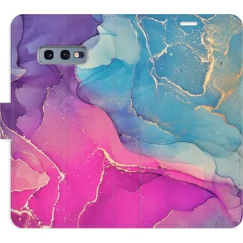 Pouzdro na mobilní telefon Flipové pouzdro iSaprio - Colour Marble 02 - Samsung Galaxy S10e