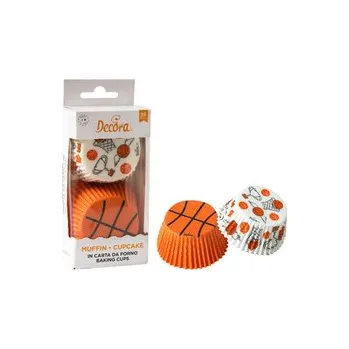 Košíčky na muffiny - Basketball / Decora