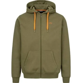 Pánská mikina Mikina Blaser na zip s kapucí 23 3XL barva olivová