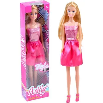 Panenka Bábika Anlily v růžové sukýnce