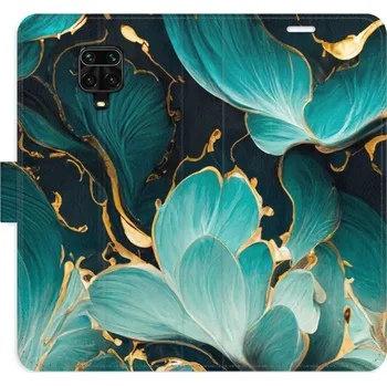 Pouzdro na mobilní telefon Flipové pouzdro iSaprio - Blue Flowers 02 - Xiaomi Redmi Note 9 Pro / Note 9S