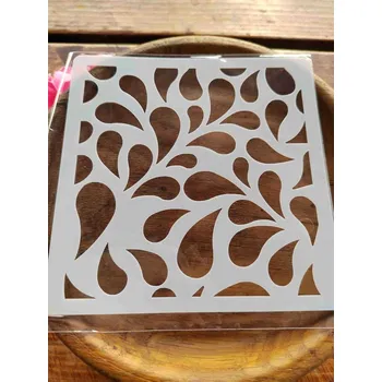 Plastová šablona 13x13 cm č.21