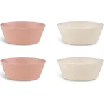 Citron Sada misek z bio materiálu, 4ks - růžová / krémová