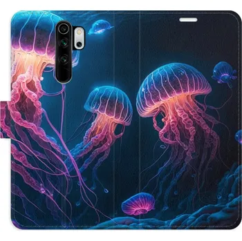 Pouzdro na mobilní telefon Flipové pouzdro iSaprio - Jellyfish - Xiaomi Redmi Note 8 Pro
