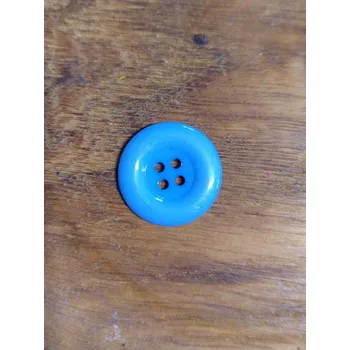 Knoflík Knoflík barevný mix velikost 40", Barva Modrá