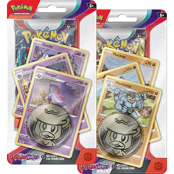 Karetní hra Nintendo Scarlet & Violet - Premium Checklane Blister Blister: Machamp