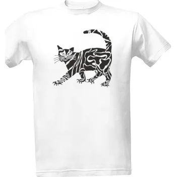 Tričko s potiskem Kočka 1 pánské