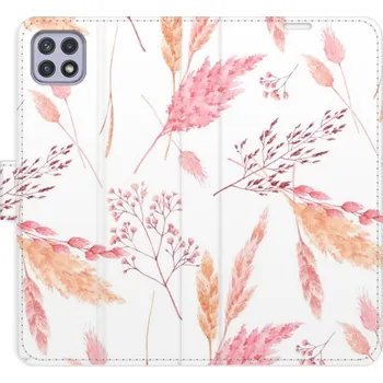Pouzdro na mobilní telefon Flipové pouzdro iSaprio - Ornamental Flowers - Samsung Galaxy A22 5G