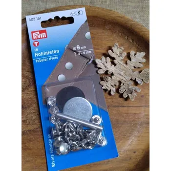 Duté nýty na kůži a silné látky Prym Ø9 mm