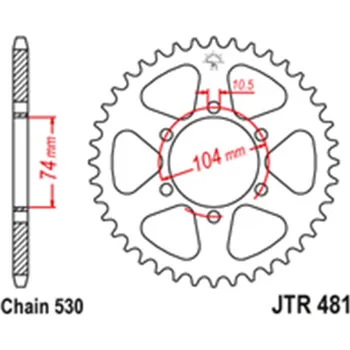 Řetězová sada pro motocykl Zadní rozeta Kawasaki Z 400 (4 Cyl) 1980 - 1983 40 zubů