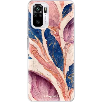 Pouzdro na mobilní telefon Odolné silikonové pouzdro iSaprio - Purple Leaves - Xiaomi Redmi Note 10 / Note 10S