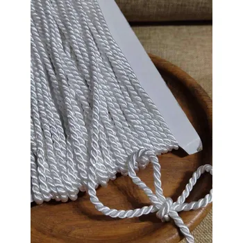 Šňůra kroucená Ø4 mm bílá