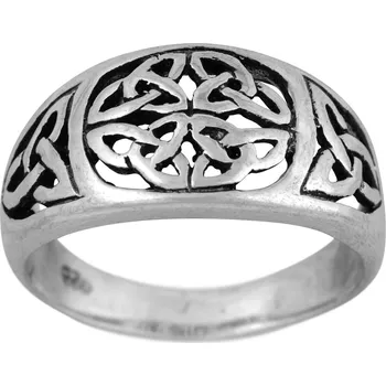 Prsten Stříbrný prsten Ag 3,4 g Keltský Motiv 53