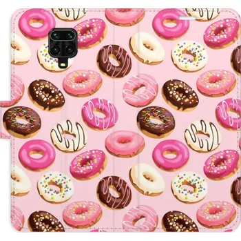 Pouzdro na mobilní telefon Flipové pouzdro iSaprio - Donuts Pattern 03 - Xiaomi Redmi Note 9 Pro / Note 9S