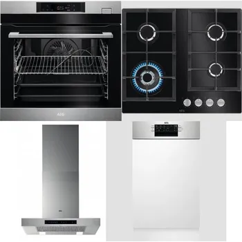 Set domácích spotřebičů AEG BSK782380M + AEG Mastery SpeedBurner HKB64420NB + AEG Mastery DBB5660HM + AEG Mastery MaxiFlex FEE73517PM