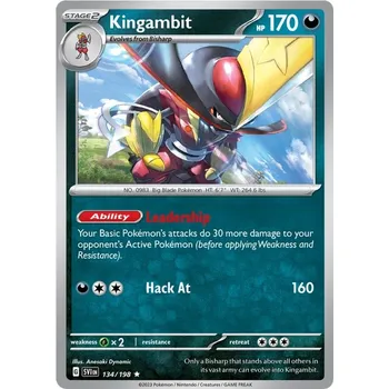 Sběratelská karetní hra Kingambit 134/198 - Scarlet & Violet Typ karty: Holo