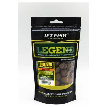 Boilies Jetfish Jet Fish Extra tvrdé boilie Legend Range - Bioliver Ananas/N-Butyric - 250g Velikost: 30 mm