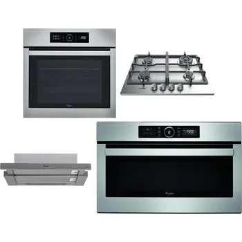 Set domácích spotřebičů WHIRLPOOL ABSOLUTE AKZ9 6230 IX + WHIRLPOOL TKRL 661 IX EU + WHIRLPOOL AKR 749/1 IX + WHIRLPOOL ABSOLUTE AMW 730 IX