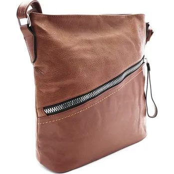 Kabelka Světle růžová elegantní dámská zipová kabelka Efraim