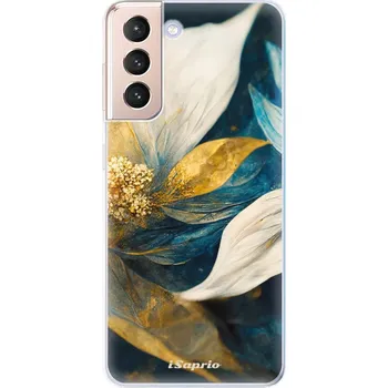 Pouzdro na mobilní telefon Odolné silikonové pouzdro iSaprio - Gold Petals - Samsung Galaxy S21