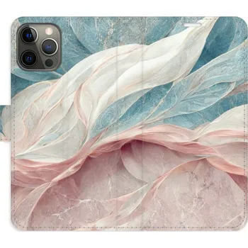 Pouzdro na mobilní telefon Flipové pouzdro iSaprio - Old Leaves 03 - iPhone 12/12 Pro